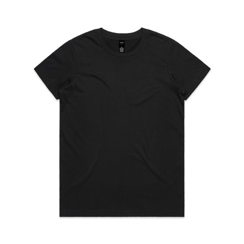 wo's-maple-tee-black