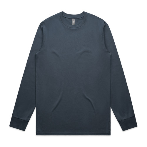 staple-l/s-tee-petrolblue